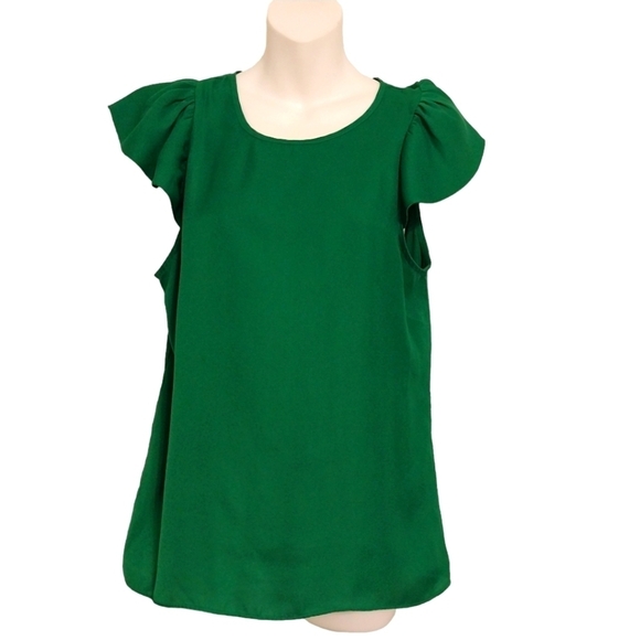 Worthington Green Top Sz S - Picture 1 of 4
